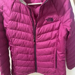 The North Face Pink Winter Jacket. 