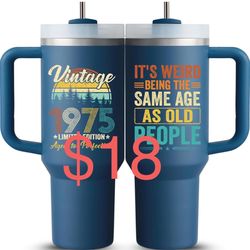 Happy 50th Birthday Gifts for Men Women, 1975 50th Birthday Decorations For Him Her, Bday Gifts Ideas for Dad, Husband, Mom, Wife, Friends, Funny Turn