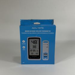 AcuRite Digital Indoor/Outdoor Wireless Thermometer with Humidity and Clock