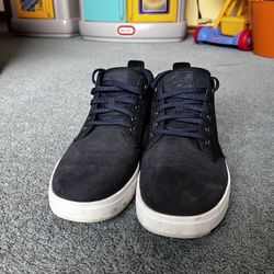 Timberland MEN'S DAVIS SQUARE CHUKKA SHOES Navy Nubuck