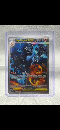 Mega Charizard X ex 125/094 Me02: Phantasmal Flames Holo