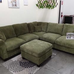 Beautiful’  4-pc Sectional Sofa Set With Ottoman 