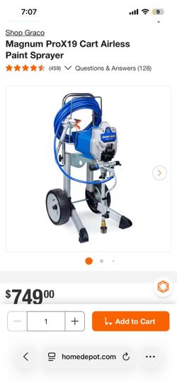 Airless paint sprayer