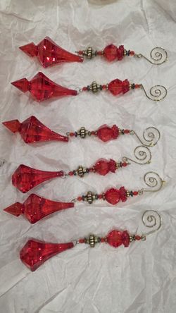  Christmas Glass Ornaments 