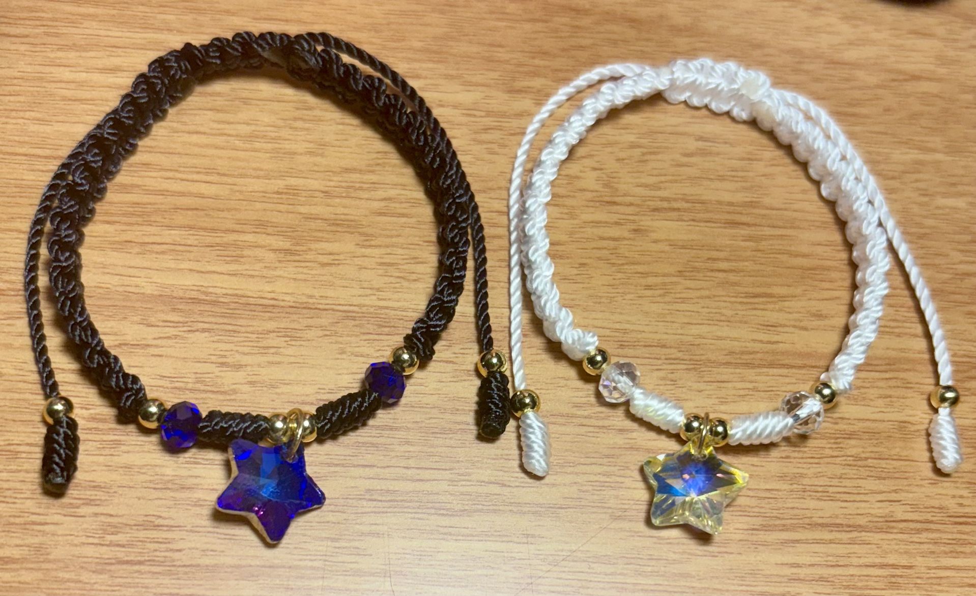 Matching star bracelets 