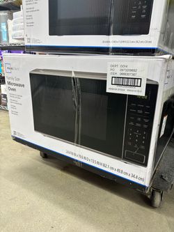 Mainstays 2.2 cu ft Countertop Microwave Oven, Black, microondas