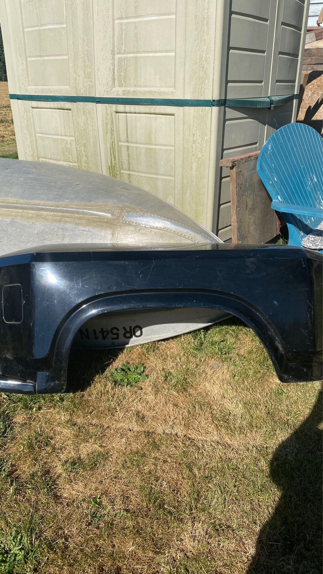 86 Ford F-150 flareside short bed left fender good condition 150. Rare find