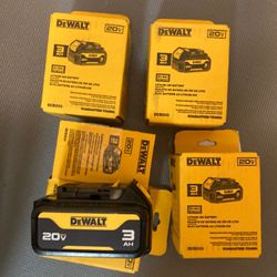 batteries Dewalt 