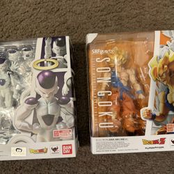 SH Figuarts Frieza Perfect Form And Goku