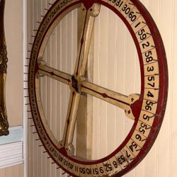Vintage roulette wheel
