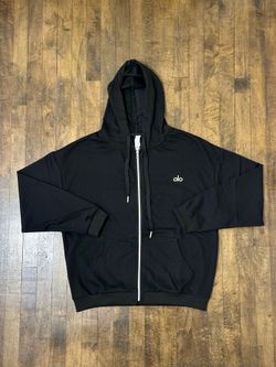 Alo Black”Accolade Full Zip”Hoodie♟️|Size M|BNWT🏷️