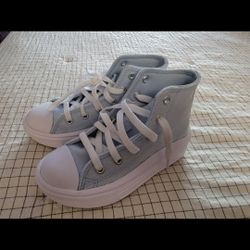 Kids Blue Converse Pink Vans