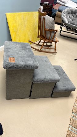 Dog stairs with storage