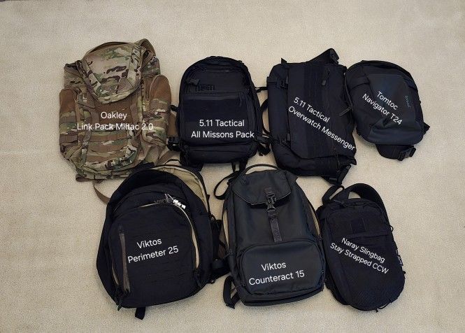 Various Tactical Bags