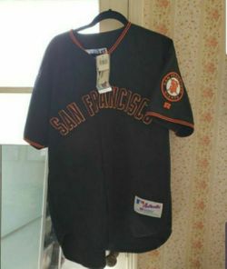 SF Giants 2002 Russell Authentic away stitched jersey Sz.48 . RARE