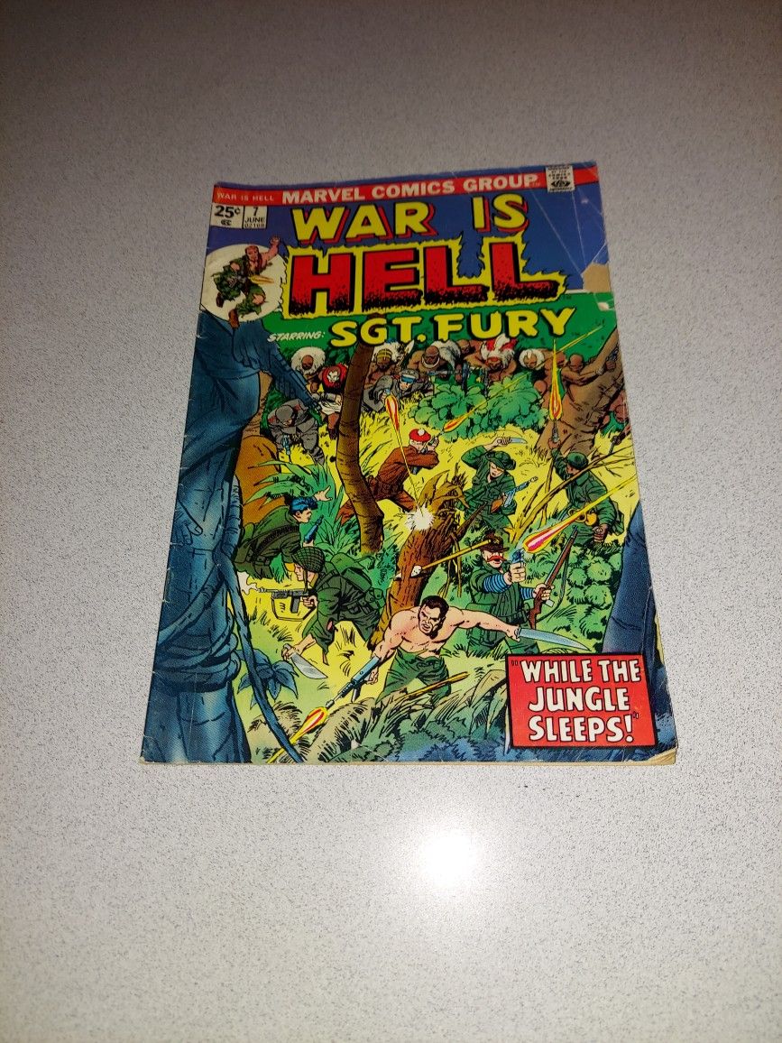 VINTAGE 1974 WAR IS HELL COMIC