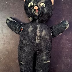 Vintage Mohair Stuffed Cat