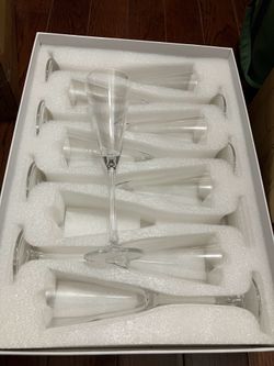 High quality 4oz Martini Glasses Set of 8, champagne glasses,Crystal Cocktail Glasses, Long stem Sparkling Wine glasses for Party, Restaurant, Bar, Wi