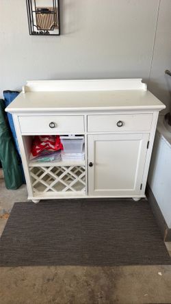 Pottery barn kitchen cabinet storage table