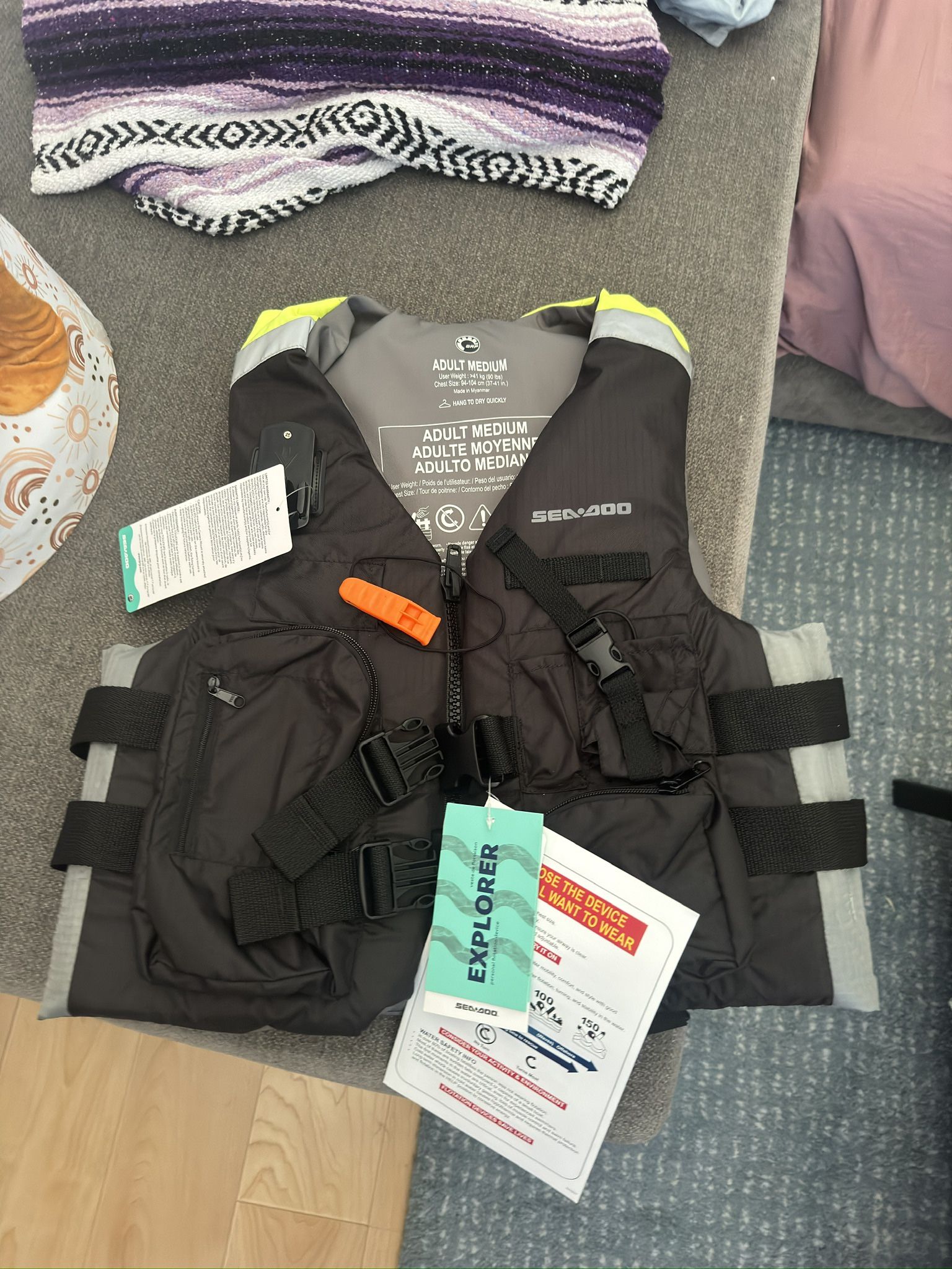 Sea-Doo Unisex Explorer PFD/Life Jacket NEW