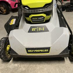 ryobi 21 inch 40v lawnmower