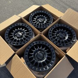 KMC IMS Double Black 17” Wheels Off-Road Ford And 6x135 Available Brand New 