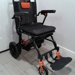 Softfish Transport Chair  / Ultra-light Portable Folding Wheelchair Up to 220 Lbs