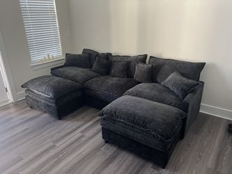 Chenille Sofa 108”