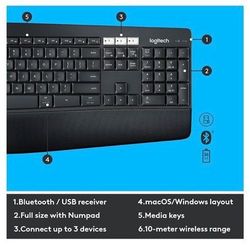 Logitech MK850 Performance wireless Keyboard + wireless mouse