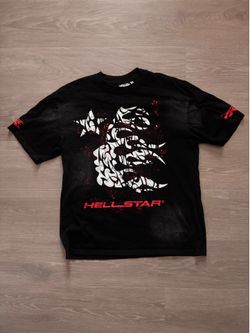 HELLSTAR RED THORN T SHIRT SIZE LARGE