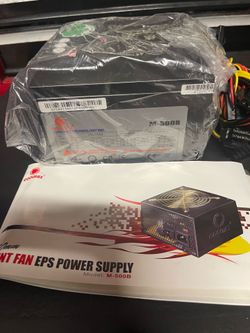 COOLMAX 120 MM SILENT FAN EPS POWER SUPPLY MODEL M-500B  NEW out the box never used