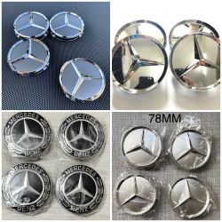 $40 Each Set4 PC Wheel Center Caps  Chrome Hubcaps 75MM.
