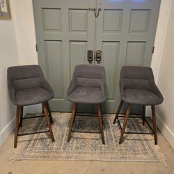 Counter Height Swivel Stools.