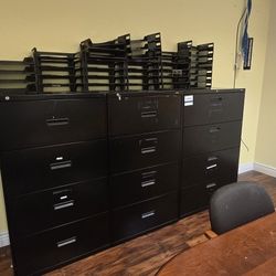 30x19 File Cabinets! Black Cabinets