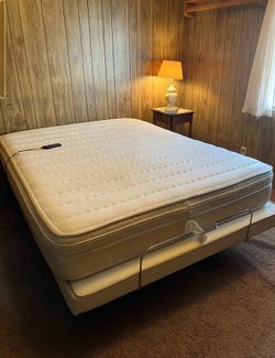 Queen-sized electric bed frame-Mattress not included