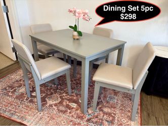 Brand new Solid Dining Table set 5pc
