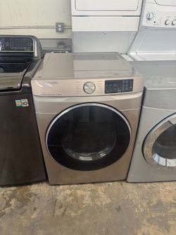 Used Samsung Gas Dryer Front Load Brown Color