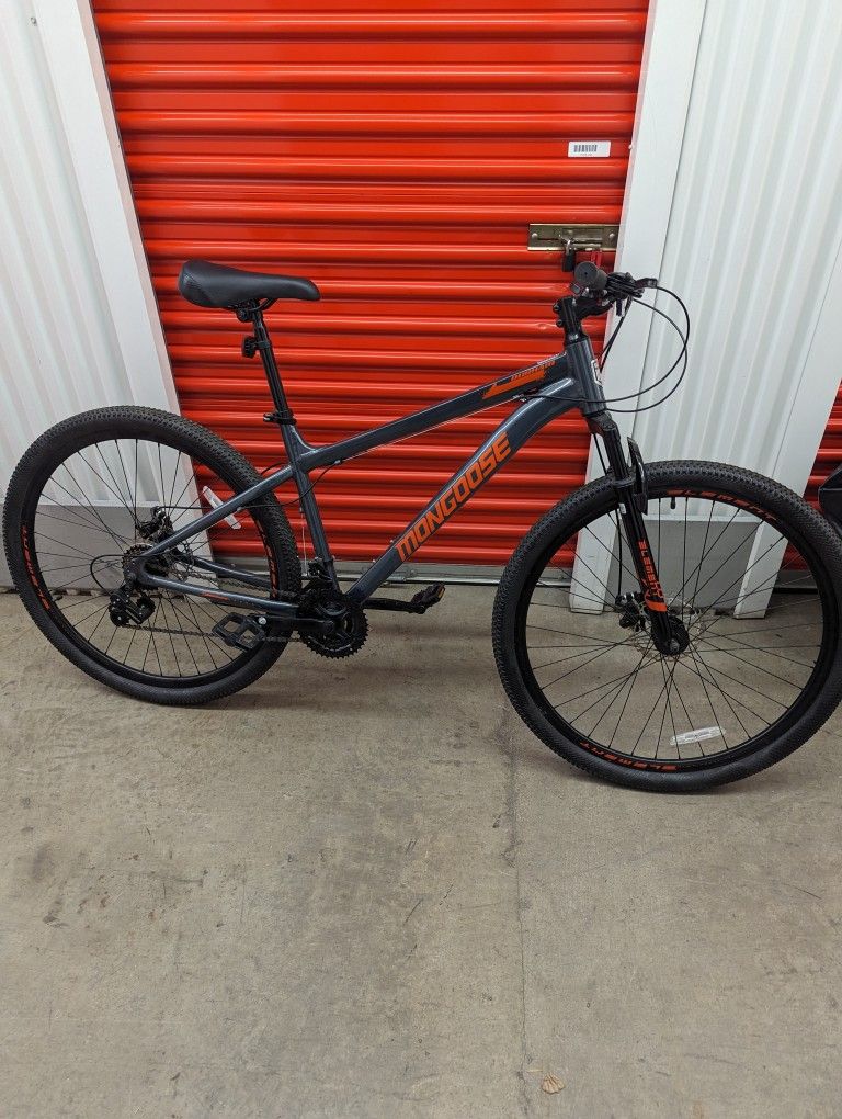 Mongoose Adult 29er Multi Speed Mountain Bike 