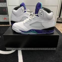 Jordan 5 grape size 9.5