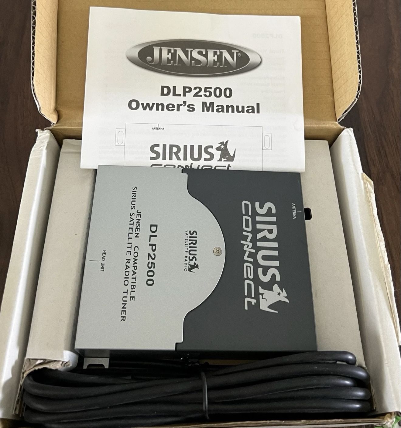 Sirius Connect DLP2500 Sirius Satellite Radio Turner Jensen Compatible