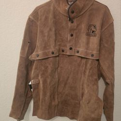 Leather Welding Cape Sleeve, Welding Jacket 