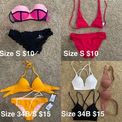 Women’s Bikinis All New Never Worn