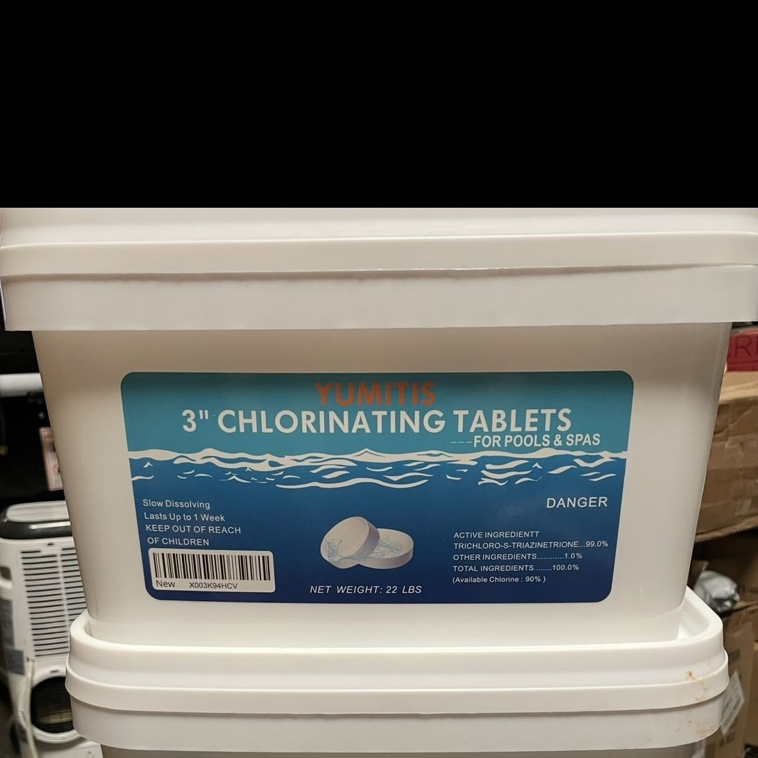 22lb 3” Swimming Pool Chlorinating Tablets Chlorine Tablets Tabs