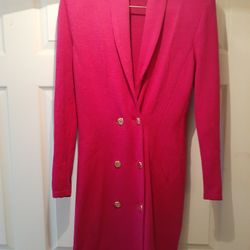 St. John by Marie Gray Knit Sweater Dress