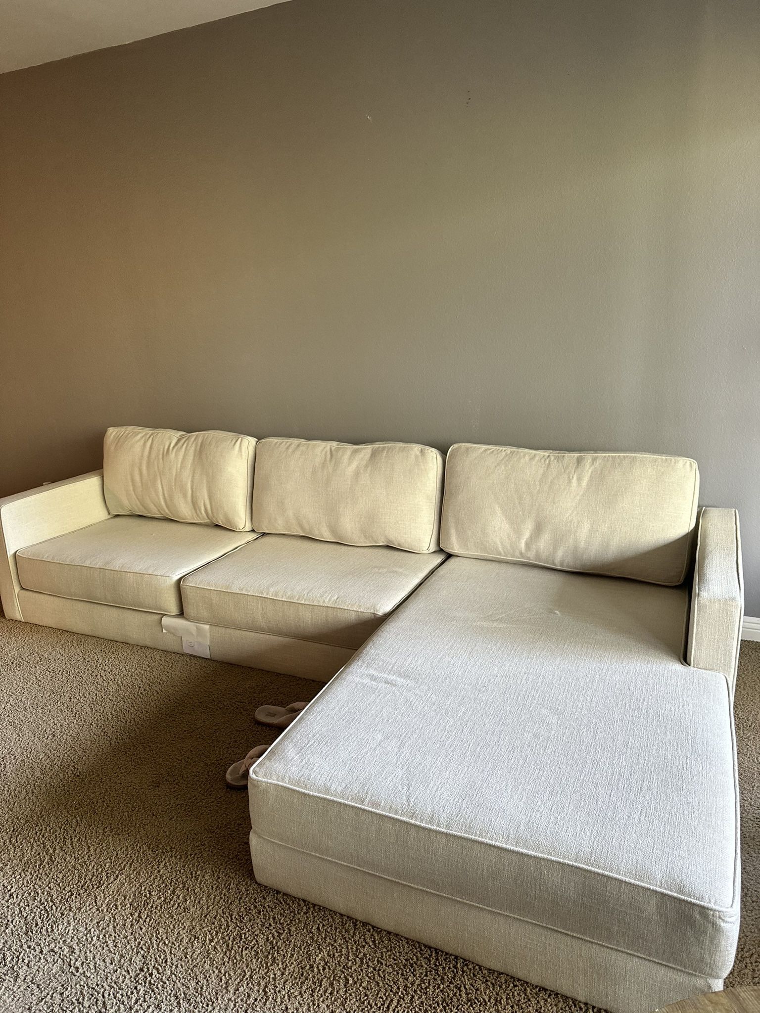 Living Spaces Sectional Couch