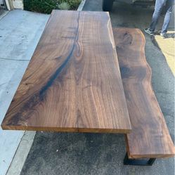 Handcrafted Live-Edge Epoxy Table – Premium Luxury Furniture