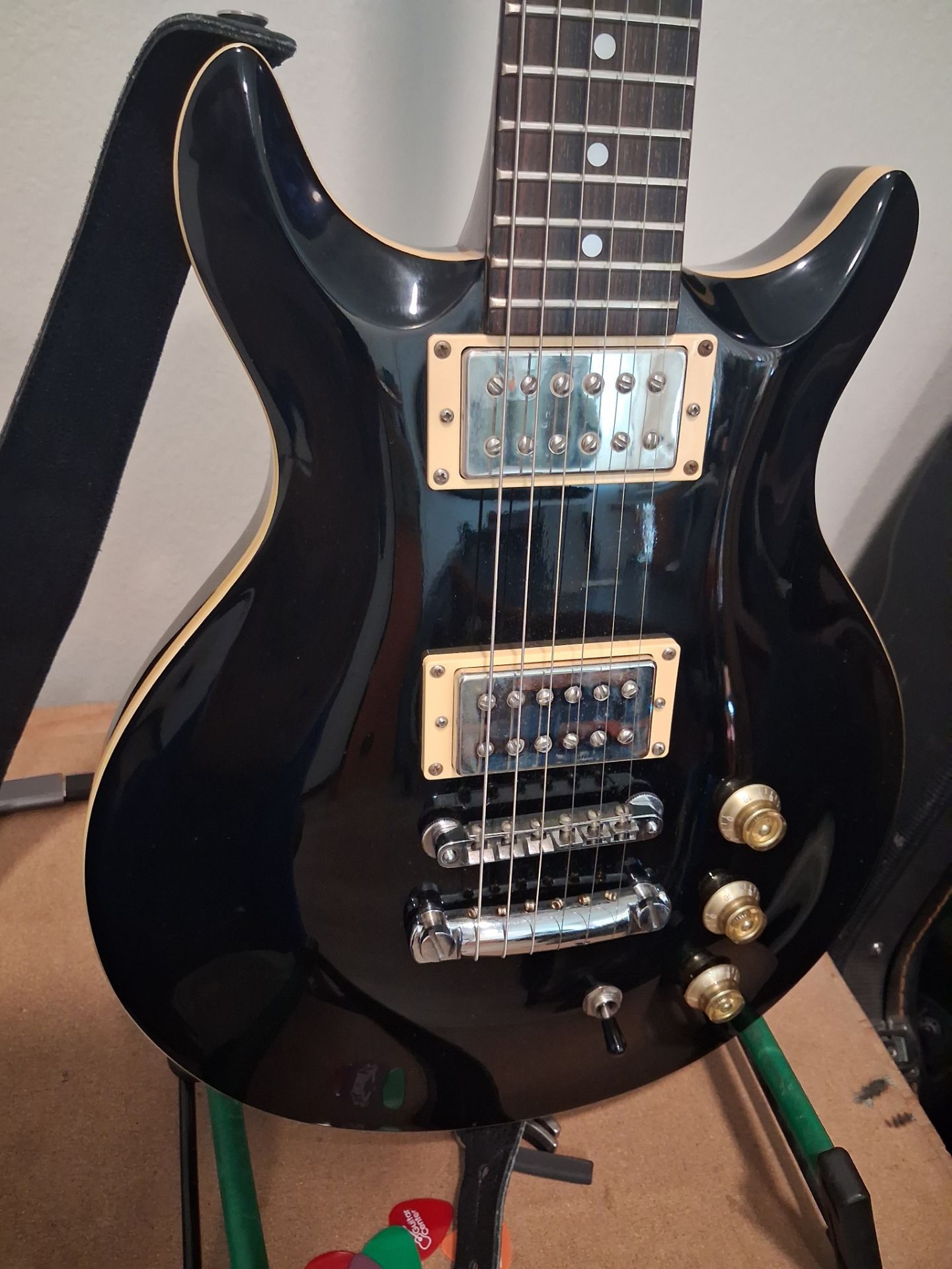 Hamer Slammer series Korean made 90s Double cut Carve top les paul