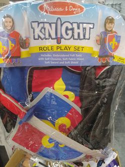 Knight costume ages 3-6 years