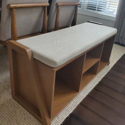 Entryway Bench With Cushion 