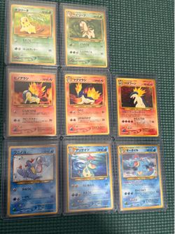 Vintage pokemon cards